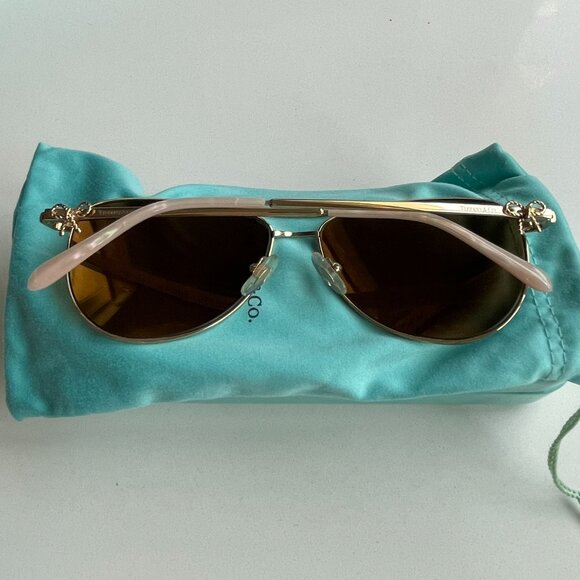 Tiffany & Co. TF3044 Mirrored Aviator Sunglasses - Picture 3 of 12